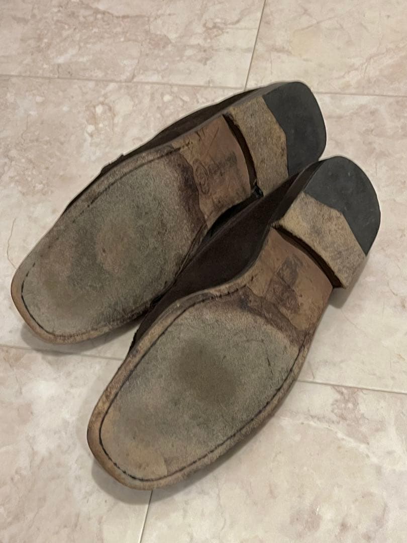 TOD'S トッズ レザー モカシン ローファー ブラウン 6 1/2 美品
