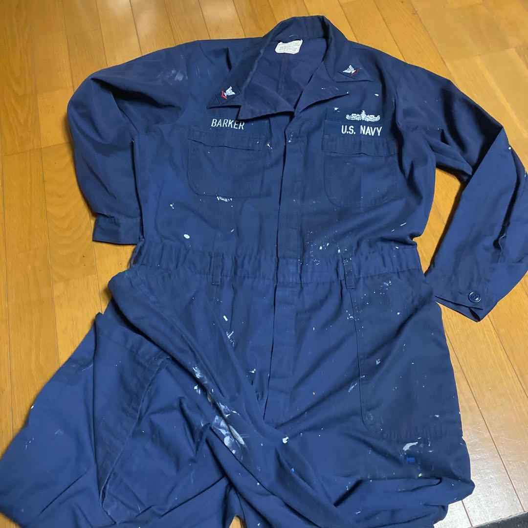 【実物】US NAVY ミリタリーカバーオール 『トップガンスーツ』XL