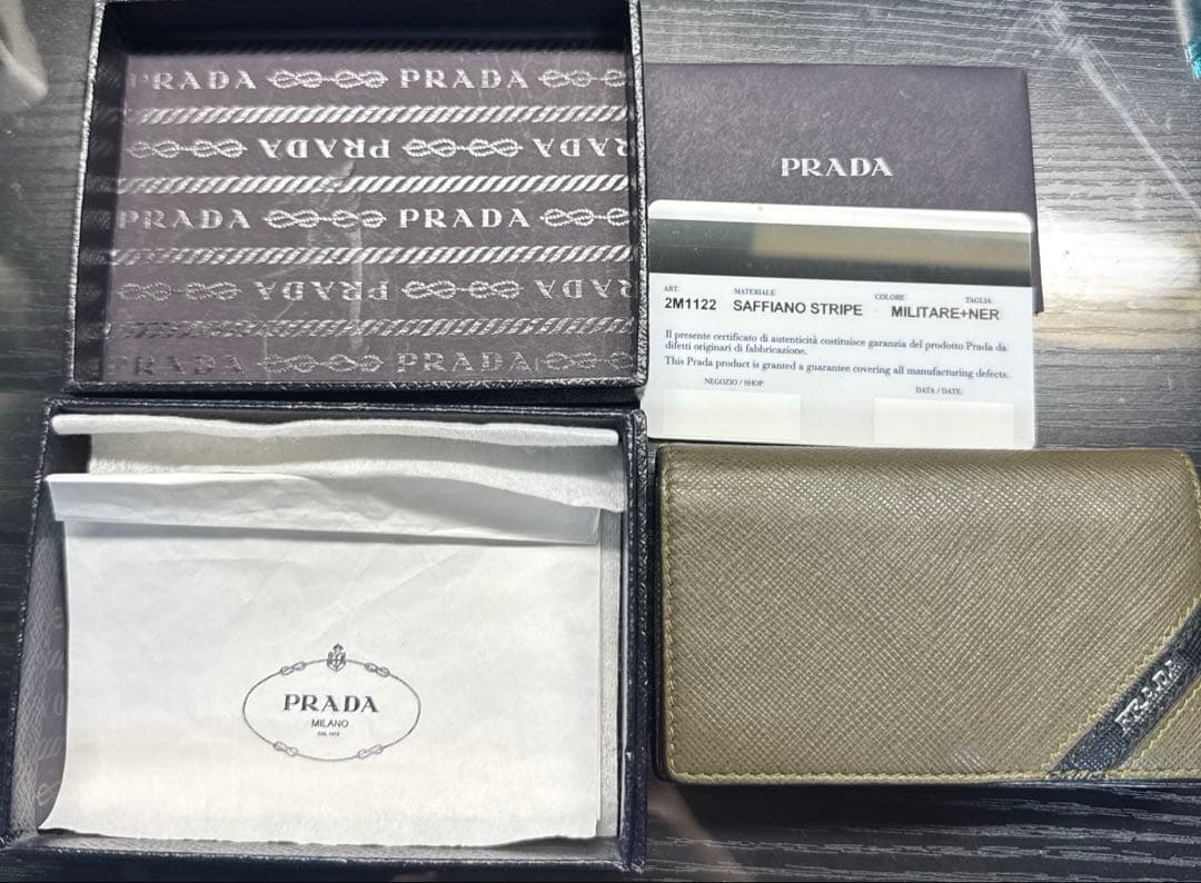 PRADA プラダ カードケース 名刺入れ 2M1122 サフィアーノ
