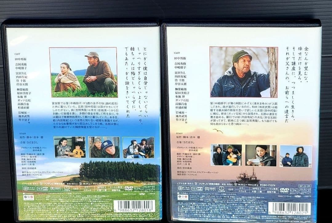 【新品ケース収納】 北の国から 2002遺言　DVD 前編、後編 全2巻セット