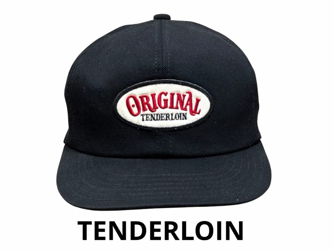 希少品 ORIGINAL TENDERLOIN トラッカーキャップ黒フリーサイズ