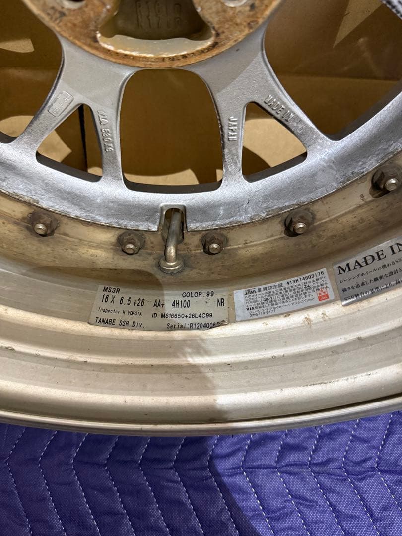 SSR MS3 16インチ4H100 6.5j +32(SL)+26(NR)