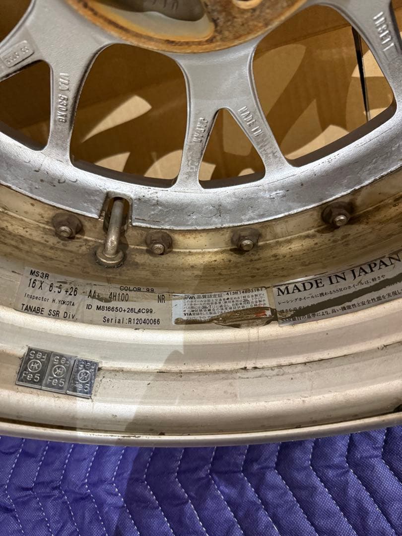 SSR MS3 16インチ4H100 6.5j +32(SL)+26(NR)
