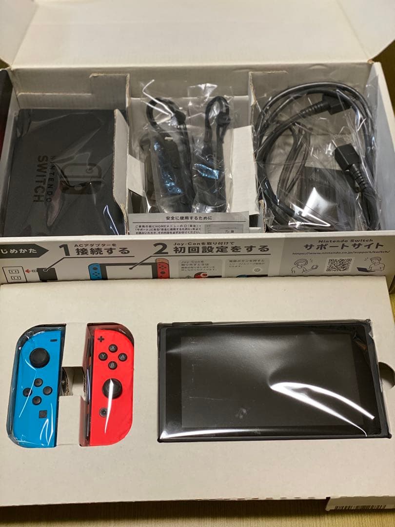 【ジャンク品】Nintendo Switch ネオンブルー/ネオンレッド本体