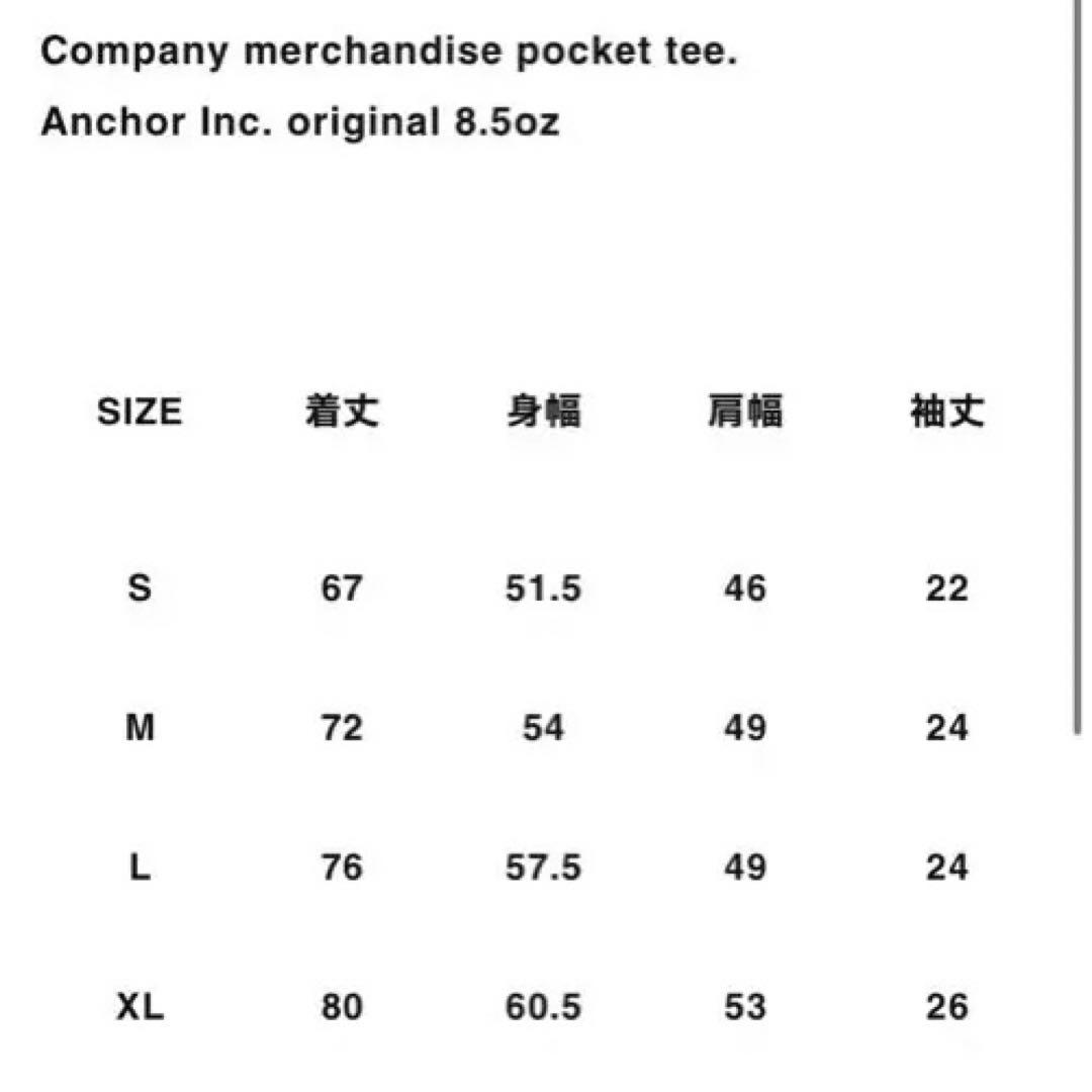 K*e様 Mercedes Anchor inc. Pocket Tee 新品未