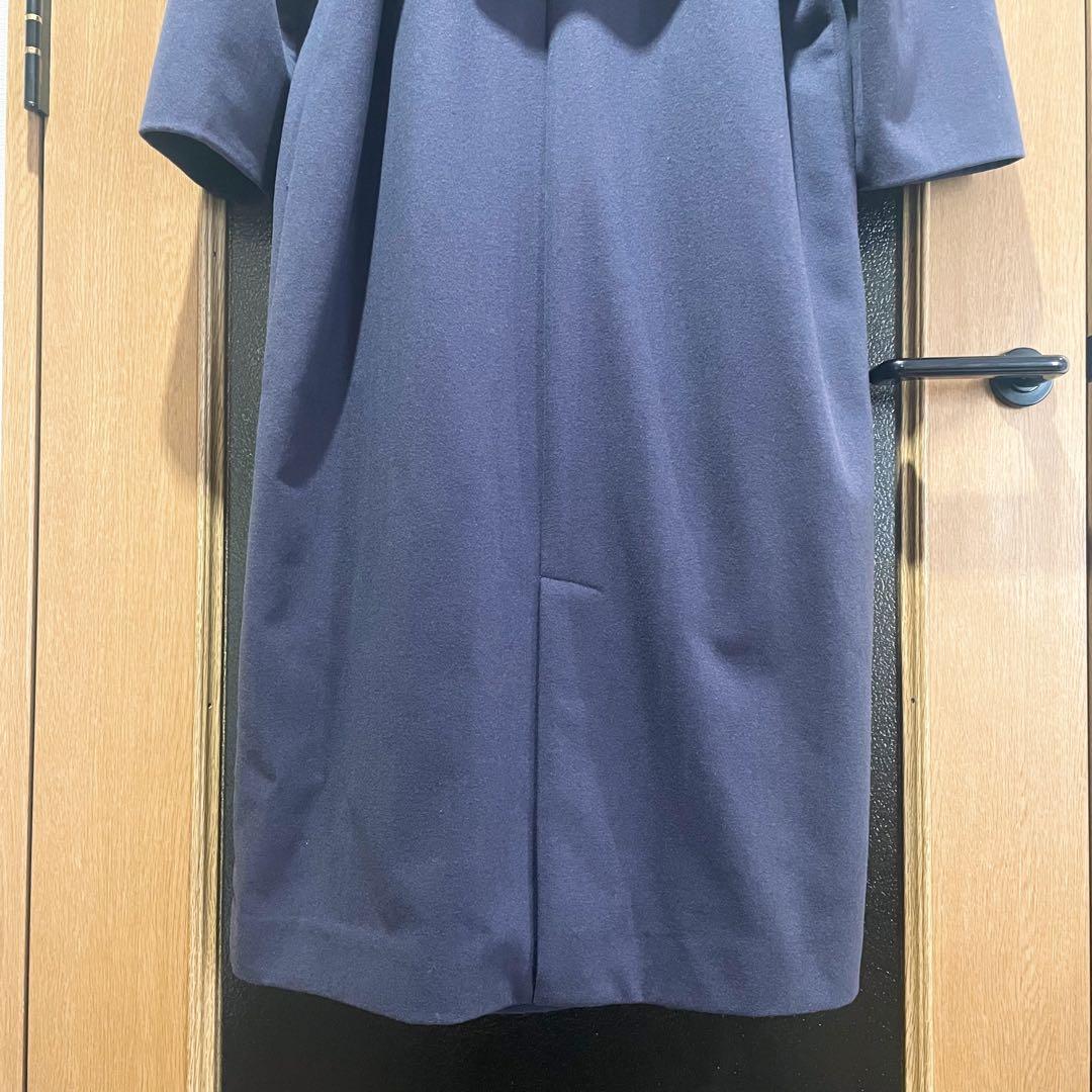 新品/ナノユニバース/ラペルロングガウンコート