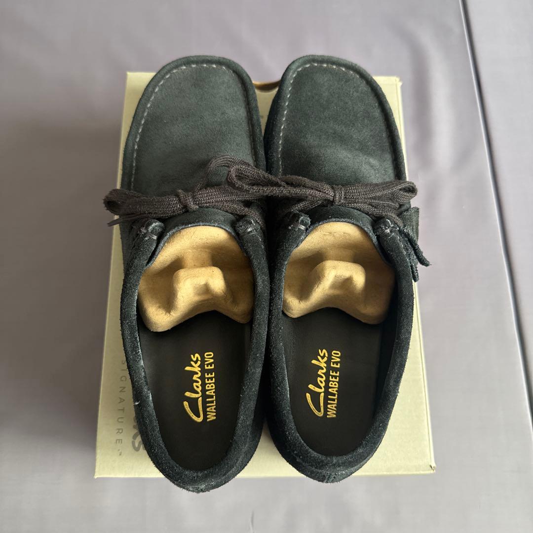 Clarks Wallabee EVO 7 1/2サイズ ブラック 箱あり