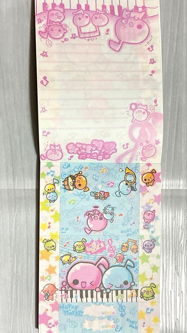 d*4様 平成レトロ メモ帳 メロディン おんぷっち