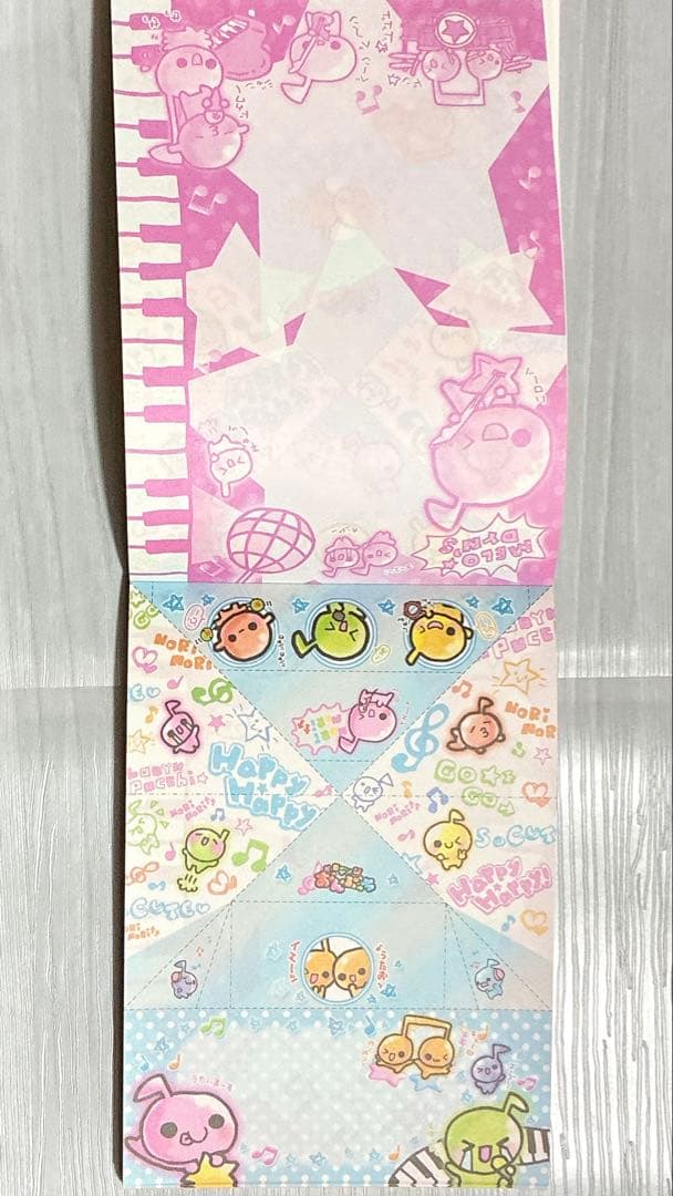 d*4様 平成レトロ メモ帳 メロディン おんぷっち