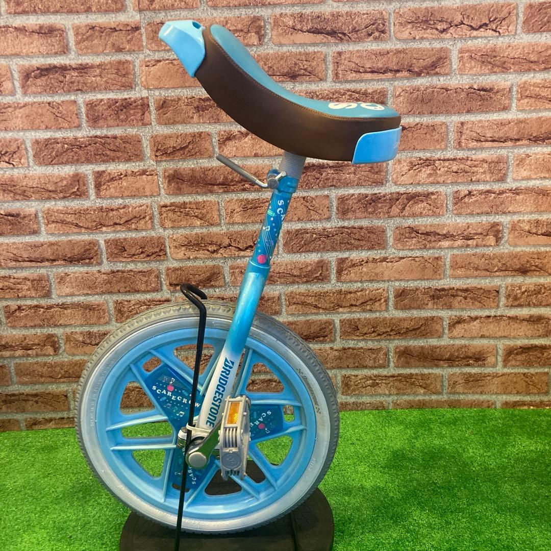 【ブリヂストン】一輪車 スケアクロウ 16インチ　ブルー