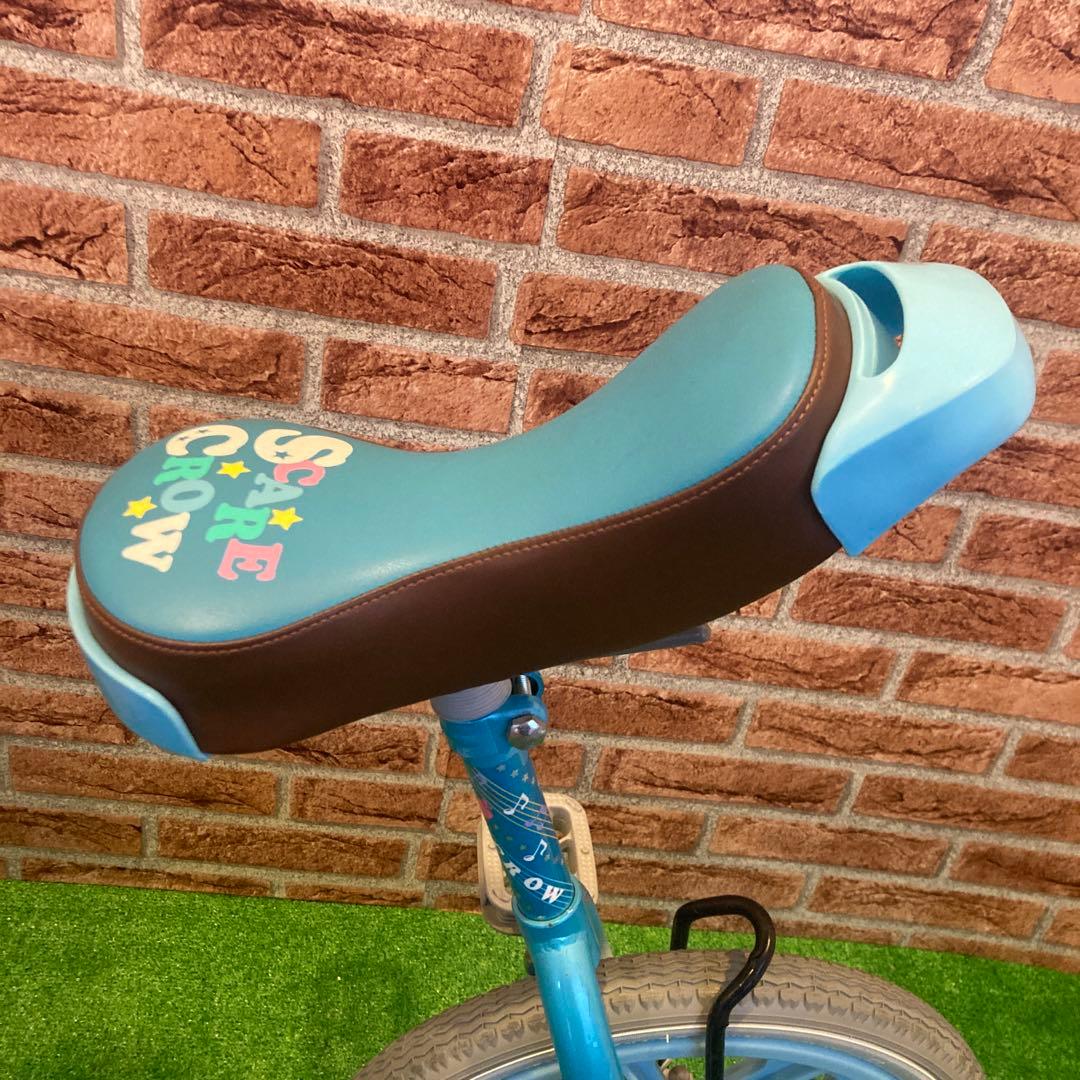 【ブリヂストン】一輪車 スケアクロウ 16インチ　ブルー
