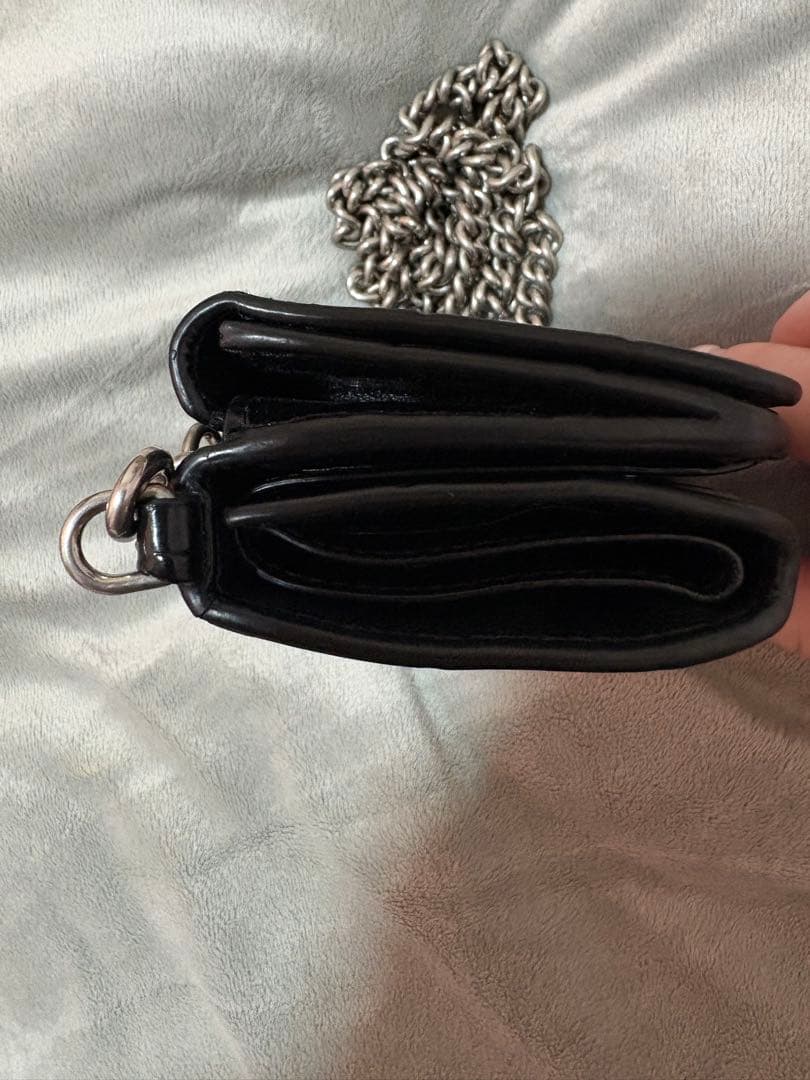 【BALENCIAGA】 チェーン 付き 三つ折り財布