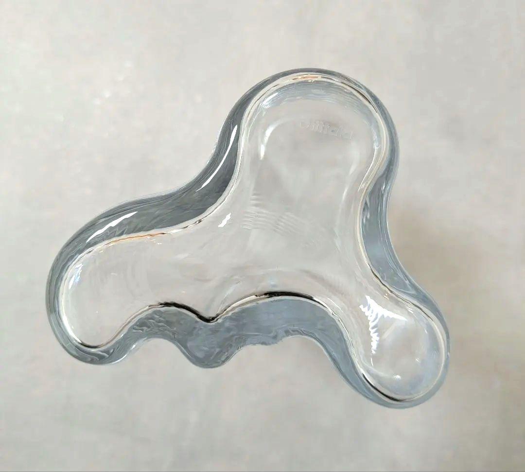 【廃盤品】アルヴァ・アアルト フラワーベース 201mm クリア イッタラ