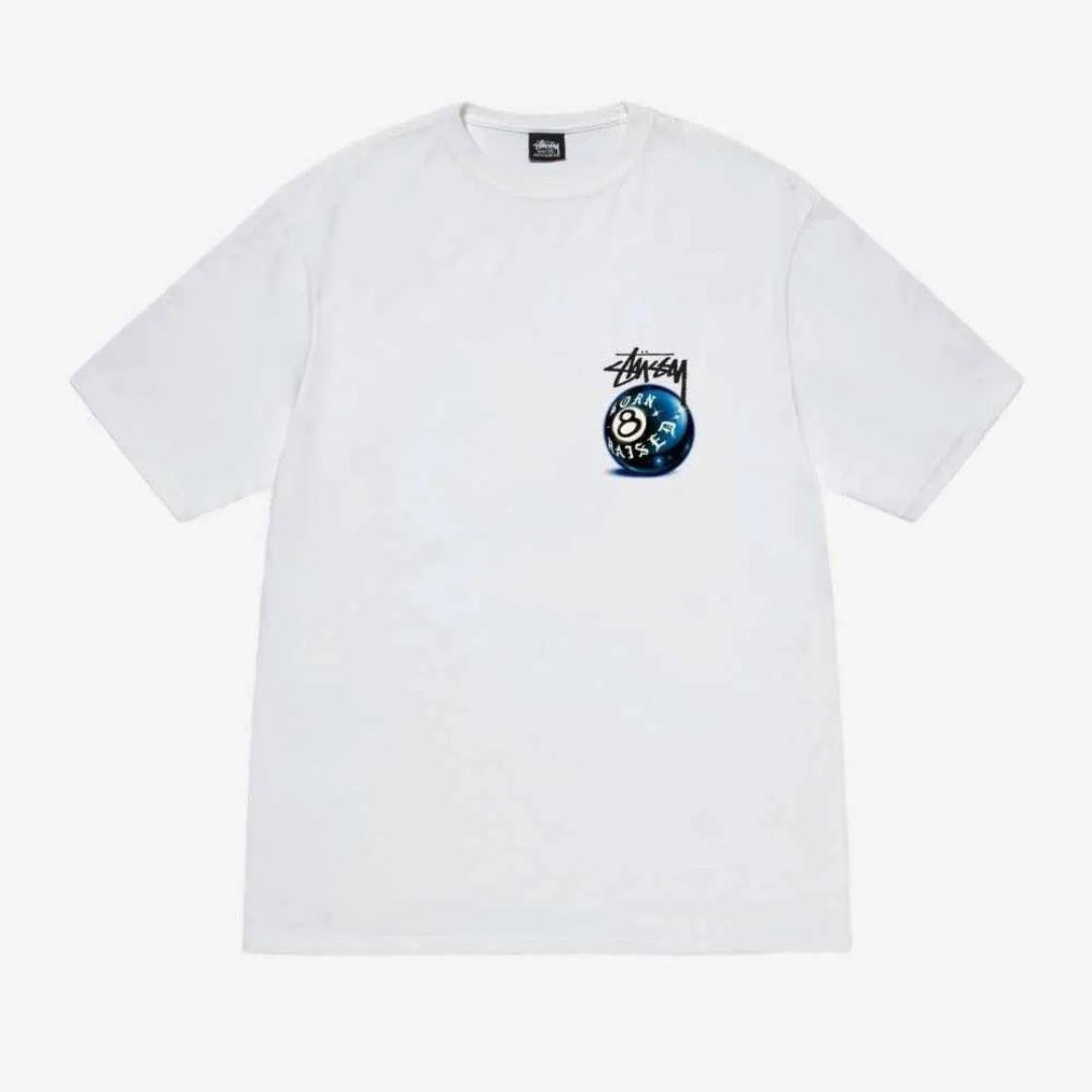 【新品】STUSSY & BORN X RAISED 8 BALL TEE XL