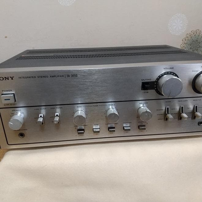 SONY TA-3650 (2) プリ・メインアンプ　動作確認品　中古品