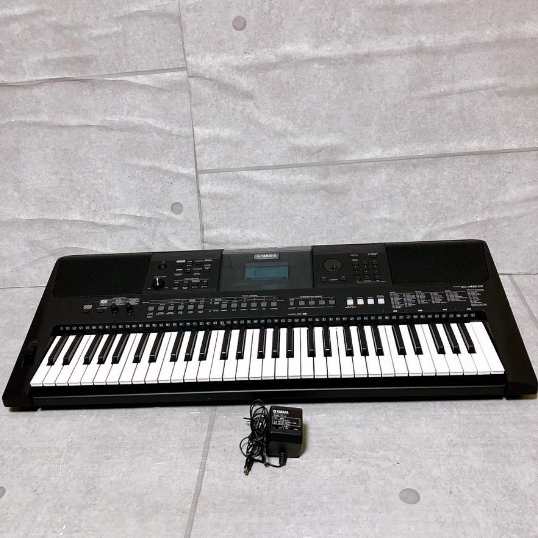 【極美品】YAMAHA PSR-E463 ポータブルキーボード 61鍵盤 楽器