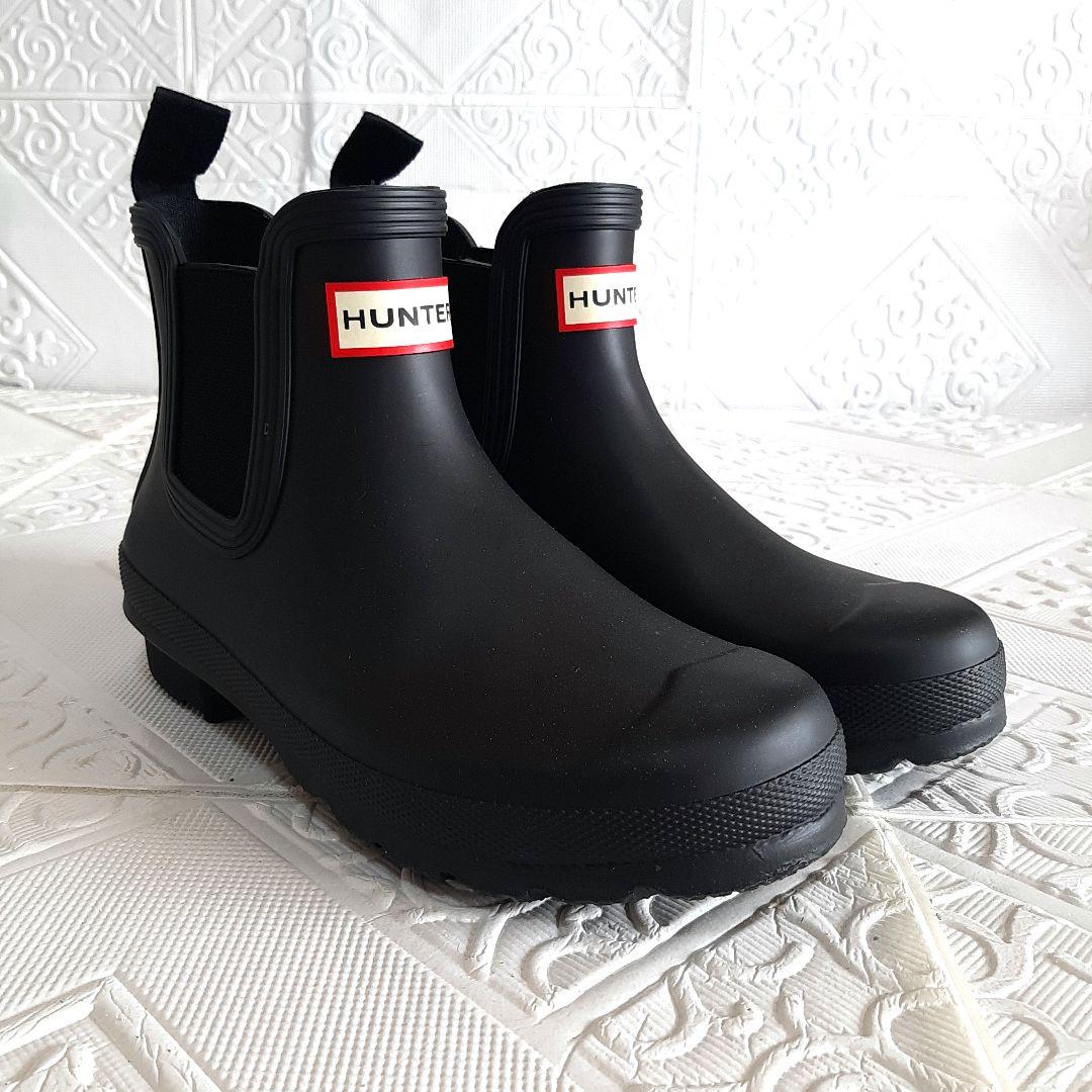 ✨新品未使用✨HUNTER チェルシー サイドゴアショートブーツ　MN224
