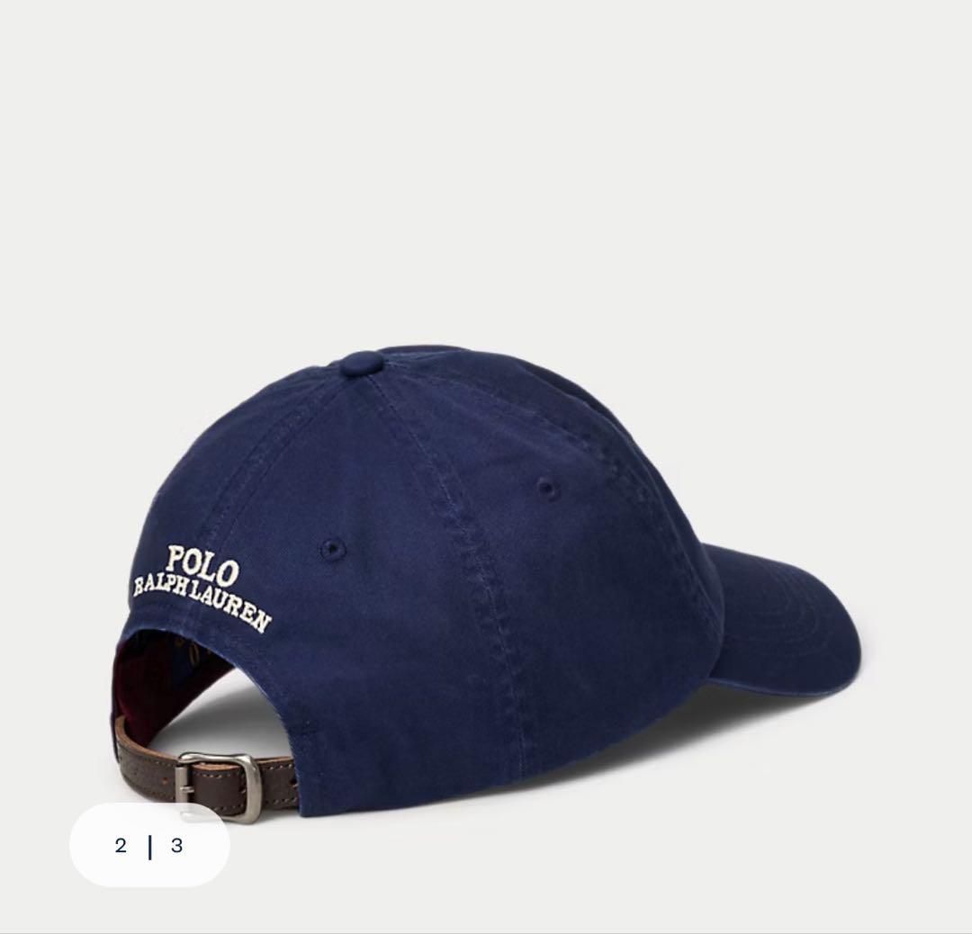 タ*ウ様 Polo ベア ツイル ボール キャップ