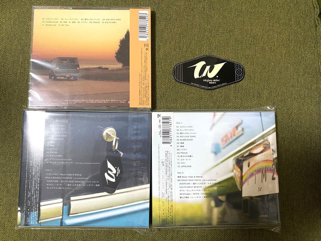 唯一無二　WEST.　通常盤　初回盤AB　Blu-ray