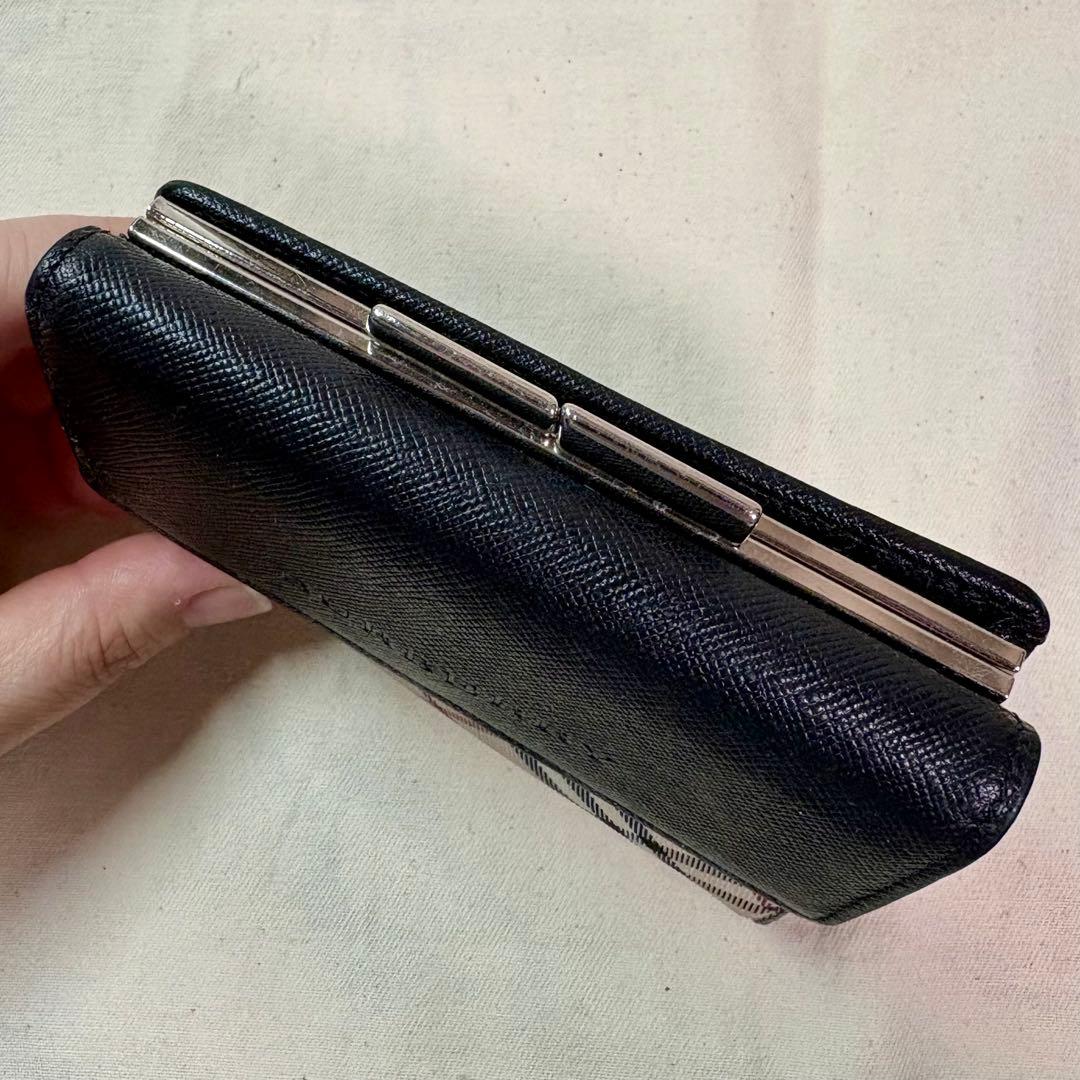 バーバリー BURBERRY チェック柄 二つ折り財布