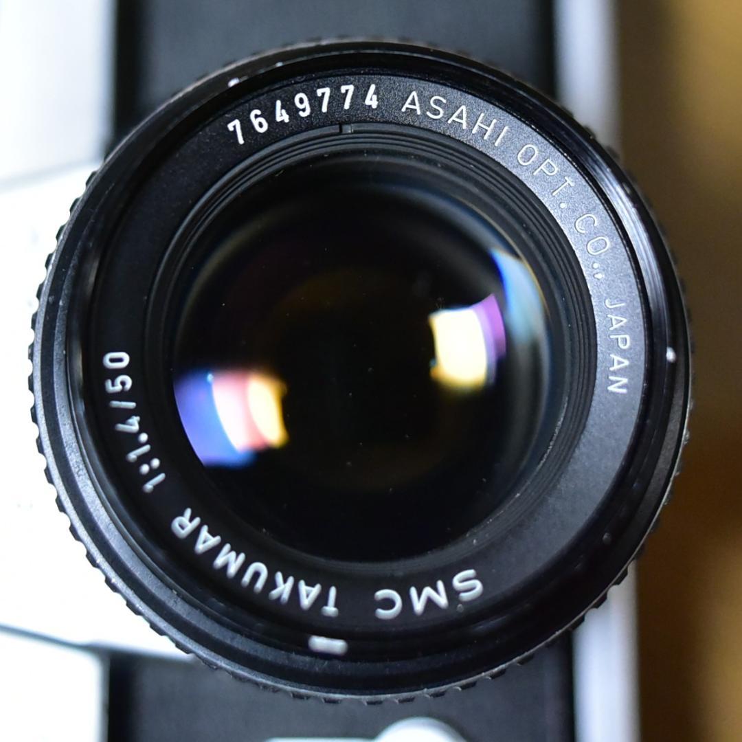 Pentax SPOTMATIC一眼レフSMC TAKUMAR　50ｍｍF1.4