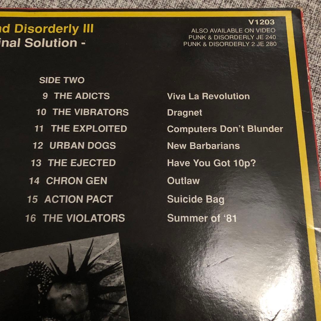 Punk And Disorderly Volume 3＜限定盤＞