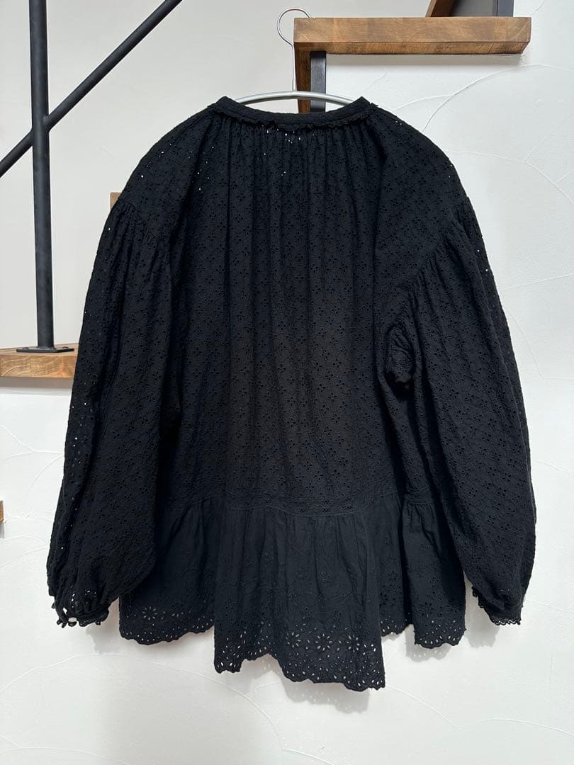 BEAMS BOY コットン ブッシュ スカート & カットワーク スモック