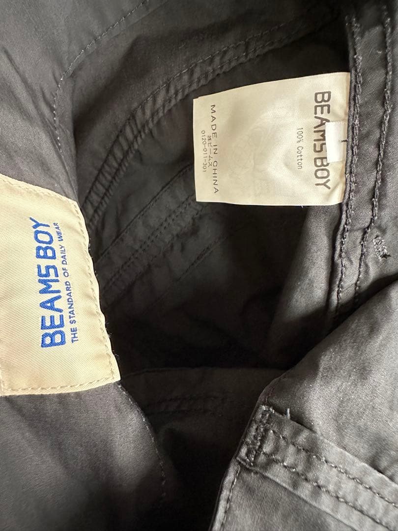 BEAMS BOY コットン ブッシュ スカート & カットワーク スモック