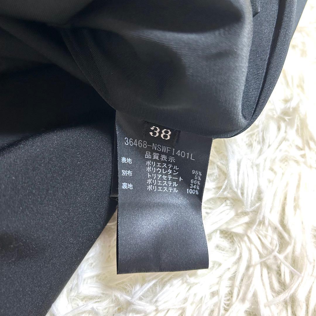 美品✨フォクシー 春に◎ノースリーブ ワンピース ドレス 黒 38
