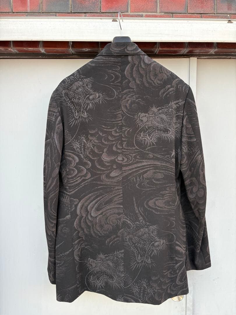 Yohji Yamamoto POUR HOMME 22aw 龍抜染セットアップ
