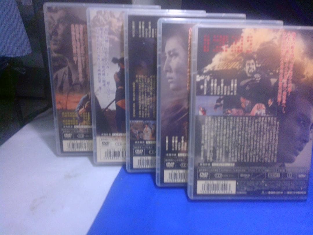 宮本武蔵DVD全5巻セット　中村錦之助　吉川英治原作　セル版・中古品