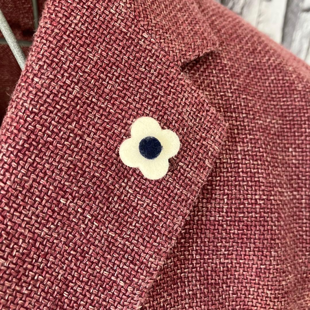 LARDINIラルディーニExclusiveFabric3者混ラズベリー50