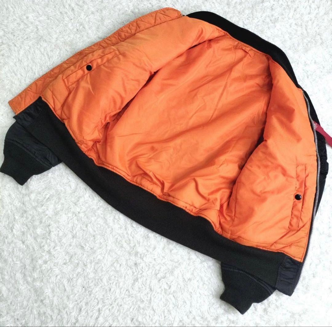 ALPHA INDUSTRIES MA-1 ブラックジャケット