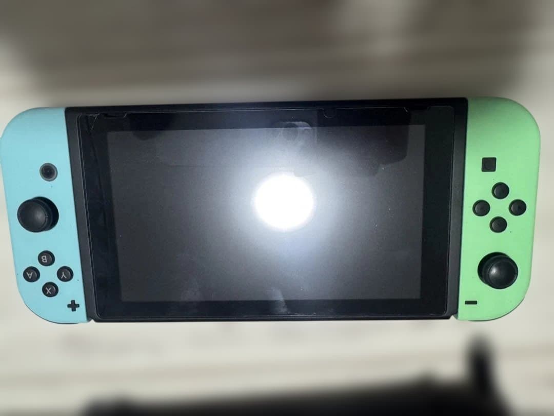 「【美品】Switch あつ森セット 本体＋ソフト2本付き 付属品完備」