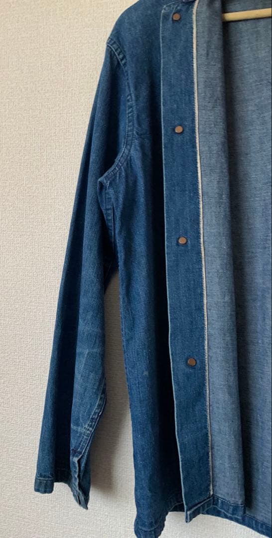 40s〜60s デニムカバーオール ポケ無し 4つボタン