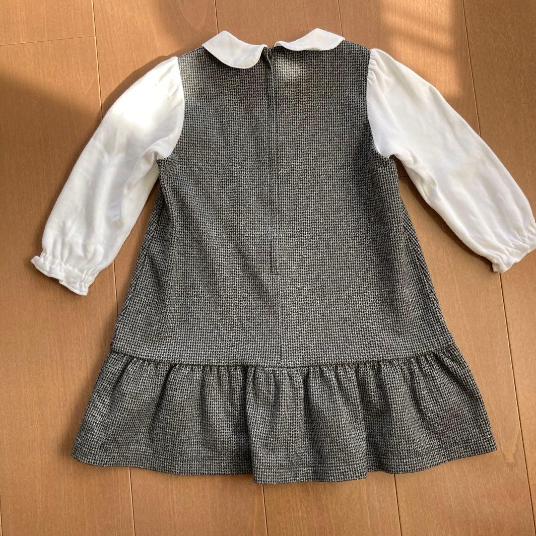 最終お値下げ♡familiar♡長袖ワンピース♡90♡