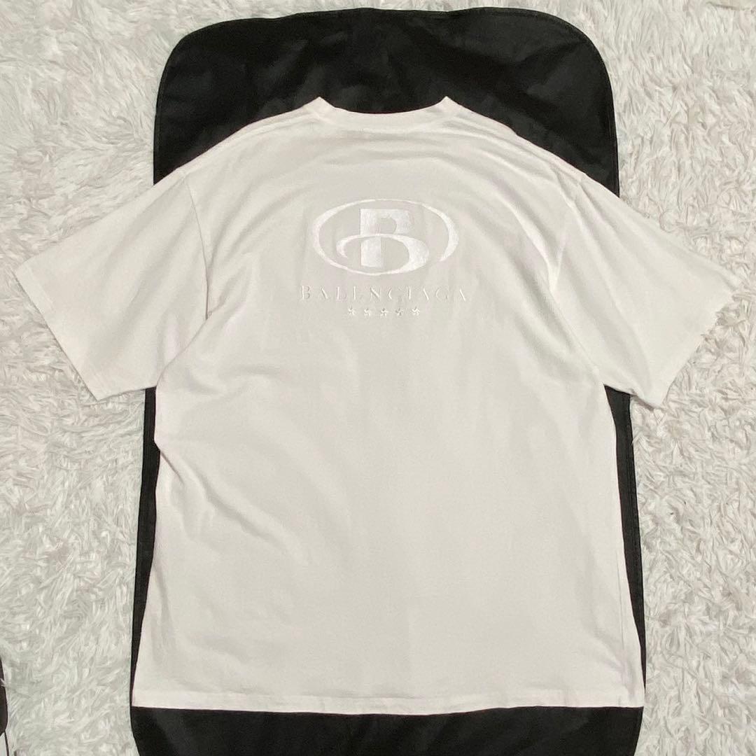 バレンシアガ BALENCIAGA 半袖 刺繍ロゴ Tシャツ メンズ 3
