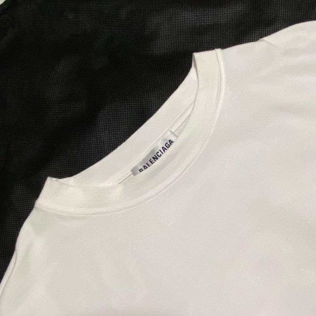 バレンシアガ BALENCIAGA 半袖 刺繍ロゴ Tシャツ メンズ 3