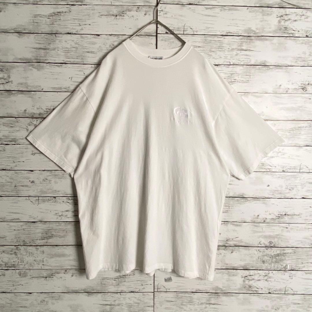 バレンシアガ BALENCIAGA 半袖 刺繍ロゴ Tシャツ メンズ 3