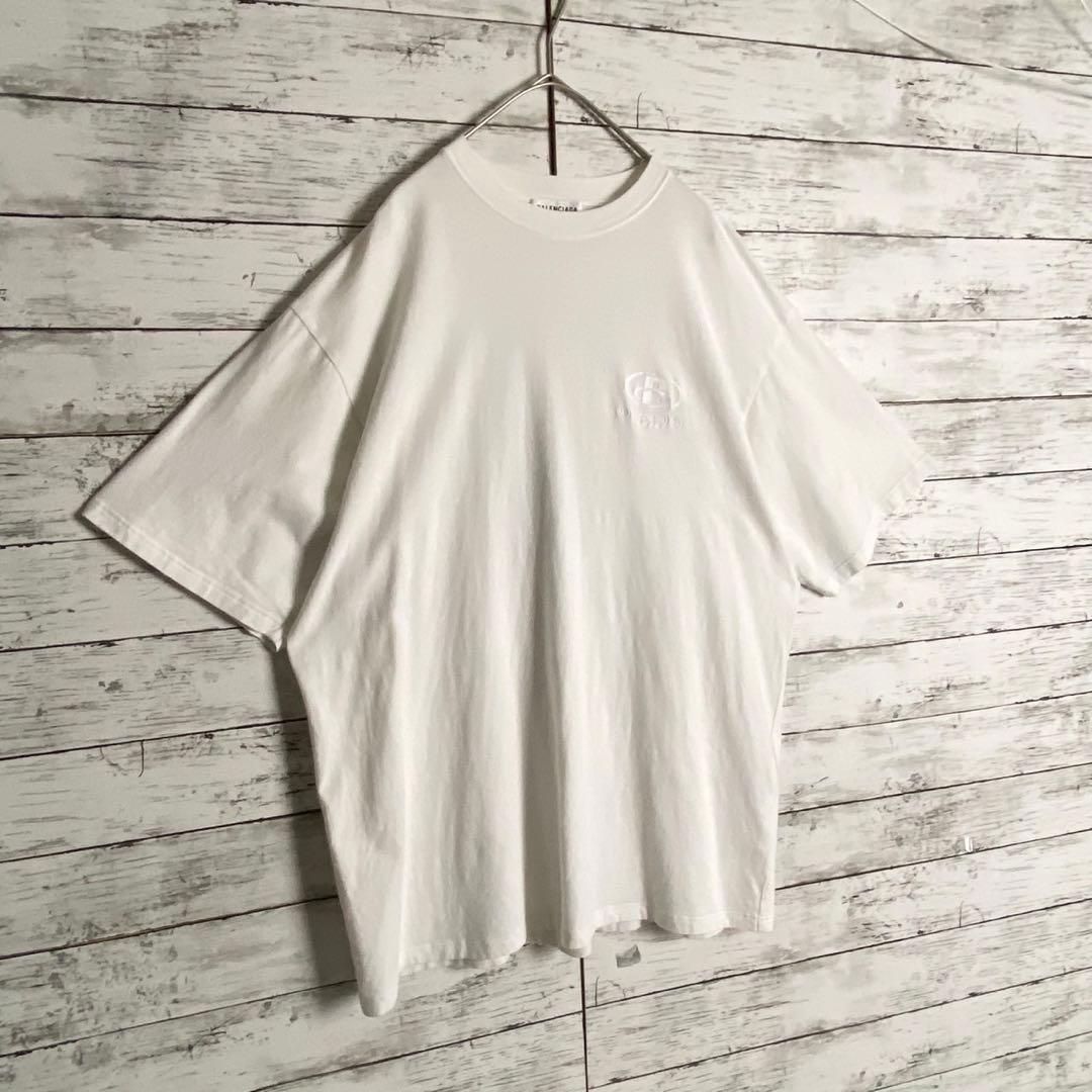 バレンシアガ BALENCIAGA 半袖 刺繍ロゴ Tシャツ メンズ 3
