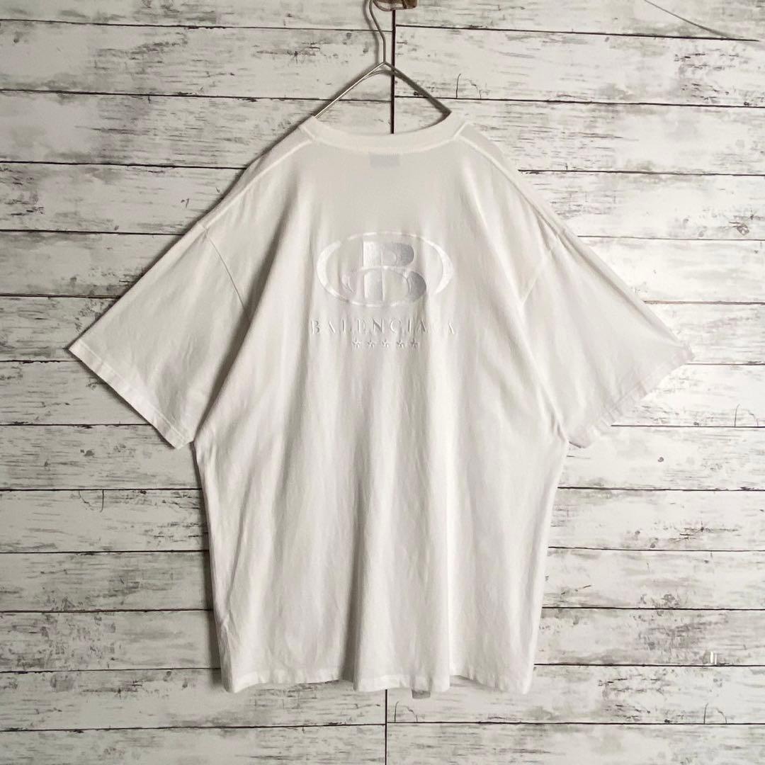 バレンシアガ BALENCIAGA 半袖 刺繍ロゴ Tシャツ メンズ 3