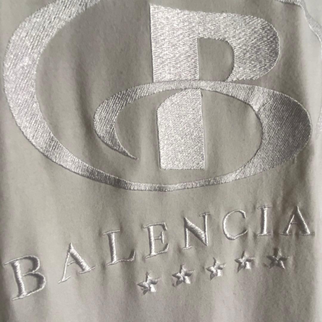 バレンシアガ BALENCIAGA 半袖 刺繍ロゴ Tシャツ メンズ 3