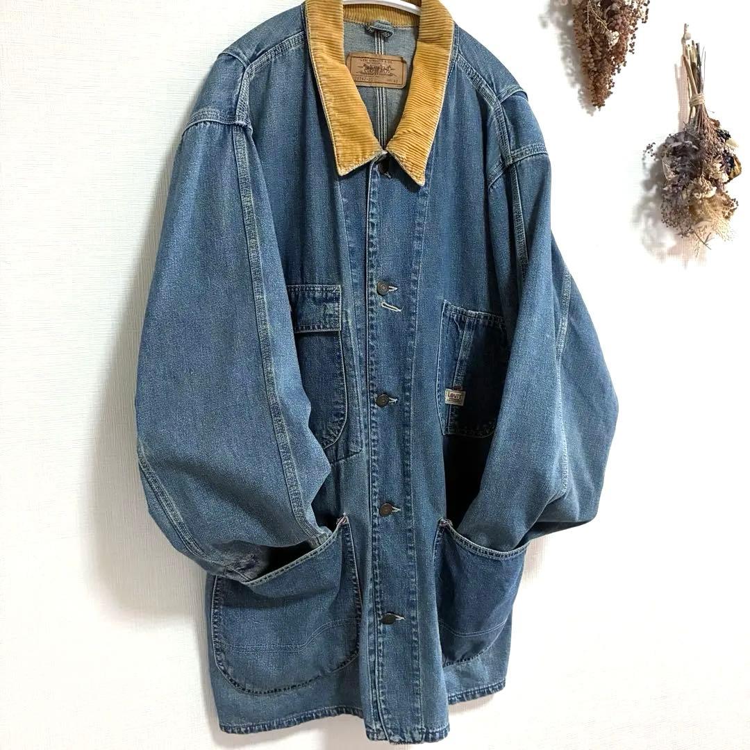 90sUSA製Levi's70742-21 デニムカバーオール サイズ40