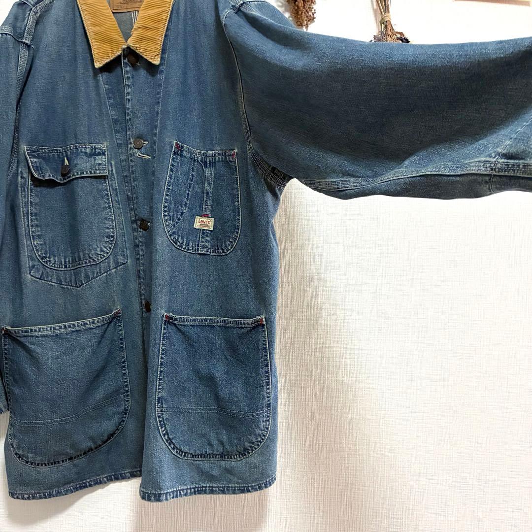 90sUSA製Levi's70742-21 デニムカバーオール サイズ40