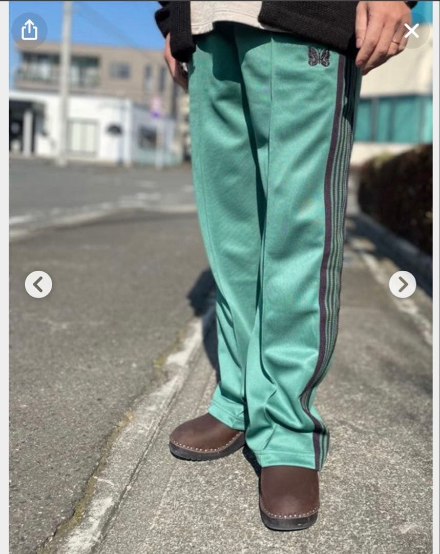 NEEDLES ニードルス Track Pant EMERALD MR286