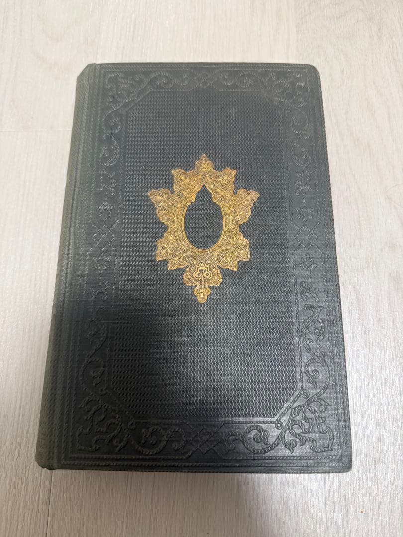 【歴史書】古書1864年 南北戦争史 金箔装飾 / 米国ロッジ蔵書印あり
