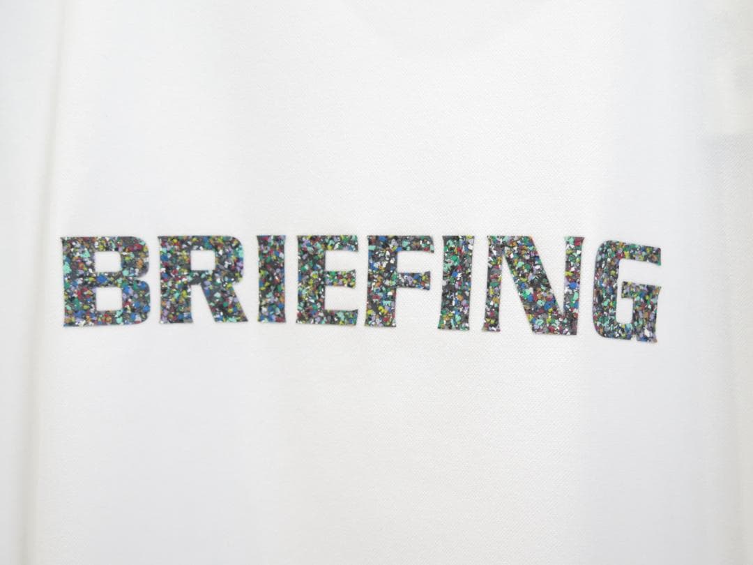 ⓂBRIEFING GOLFブリーフィングゴルフEARTHハイネック半袖シャツ白