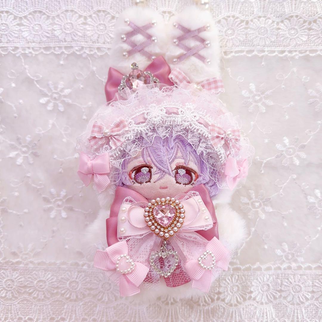 いつぬい　ぬい服　着ぐるみ　もこもこ　うさぎ　ピンク　白　ロリータ　あんスタ