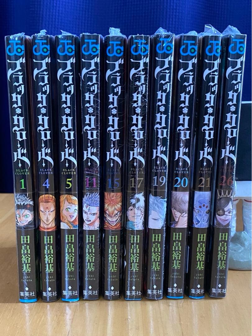 ブラッククローバー　初版、帯付、シュリンク未開封、特典付