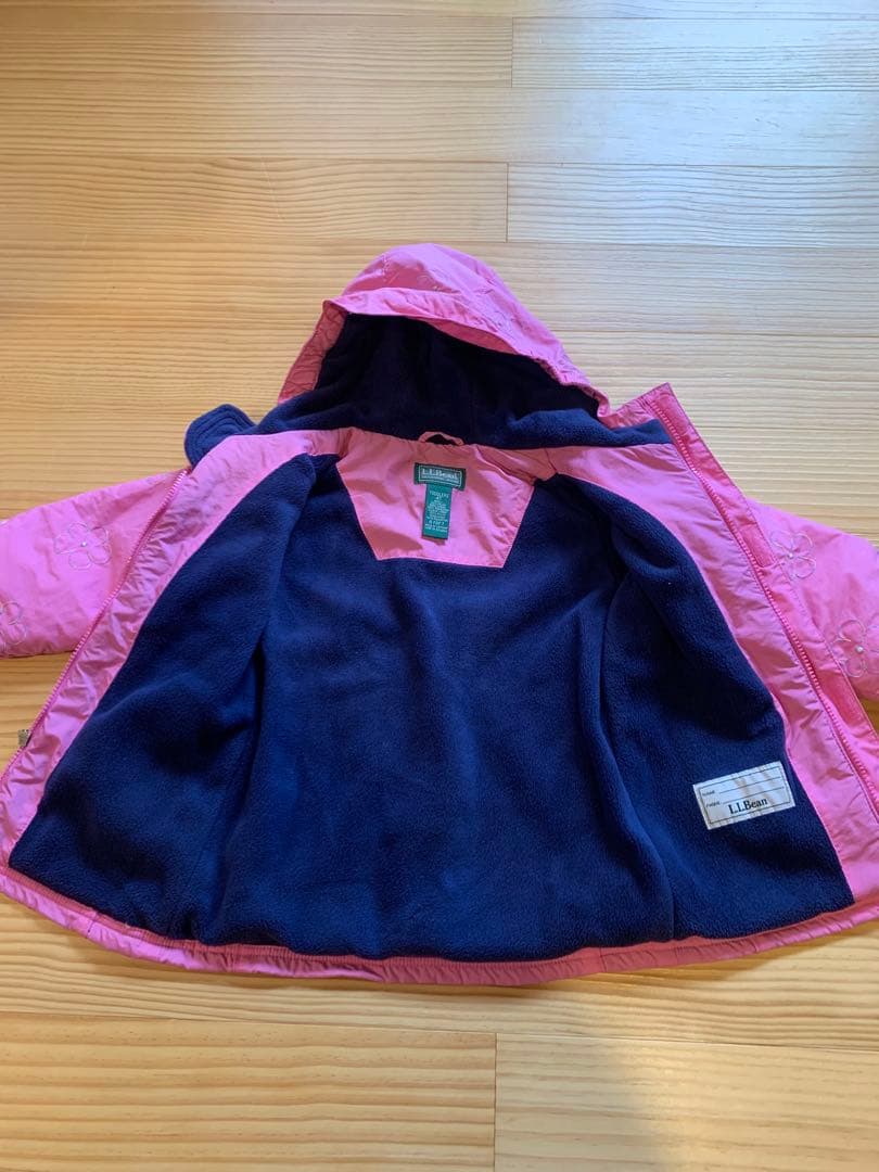L.L.Bean エルエルビーン　スノー　ウェア　4T ジャケットとビブパンツ
